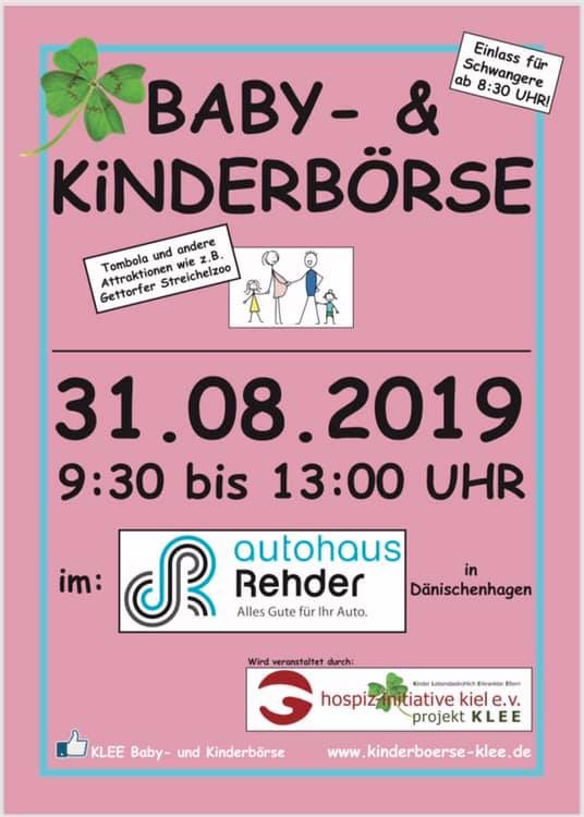 10. Klee Baby- und Kleinkinderbörse im Autohaus Rehder – die Jubiläums Börse!