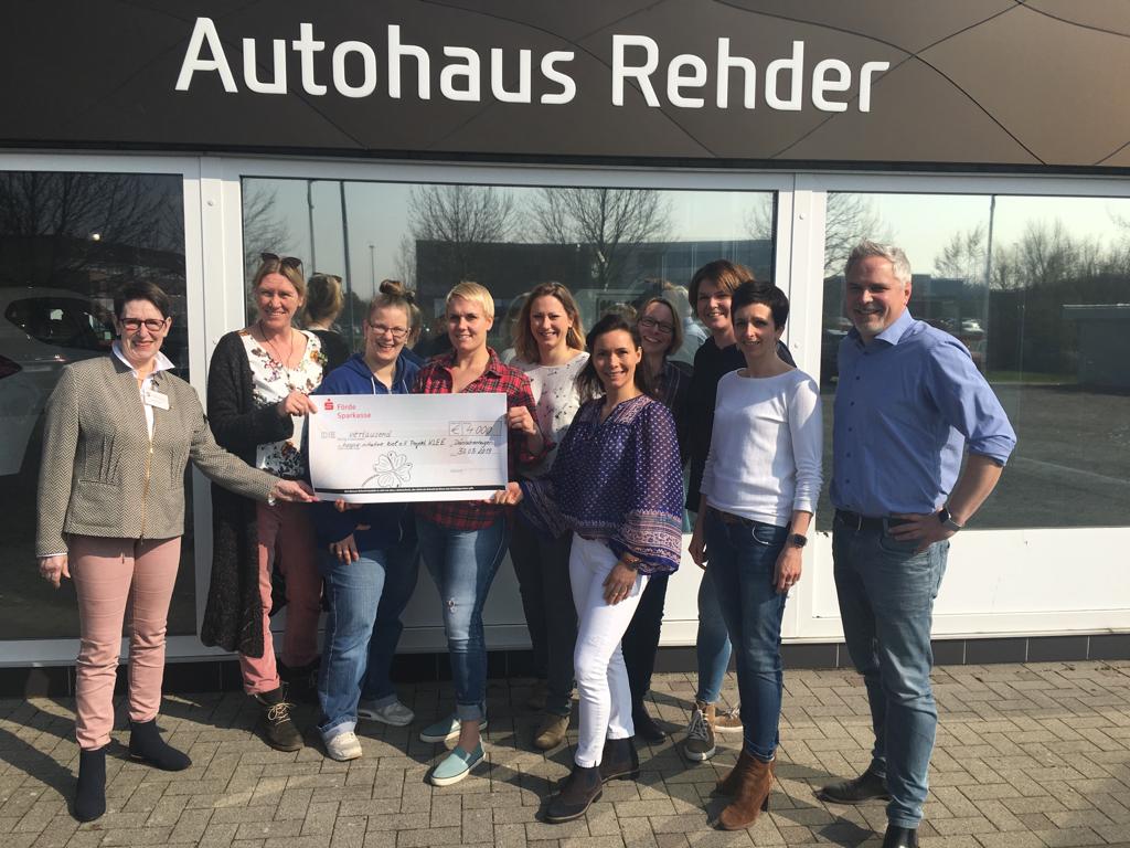 9. Klee Börse im Autohaus Rehder Spende