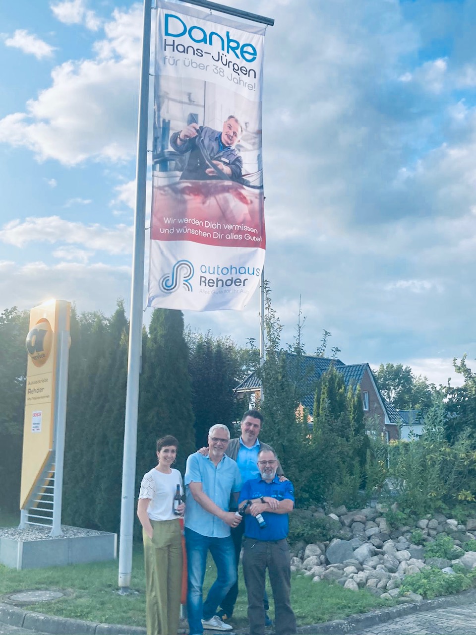 Abschiedsfoto Hans-Jürgen Steltzner