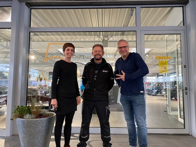 von links nach rechts: Irina Rehder, Marco Zick & Marco Rehder